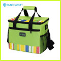 Food Use Polyester Insulated Lunch Cooler Bag with Front Pocket